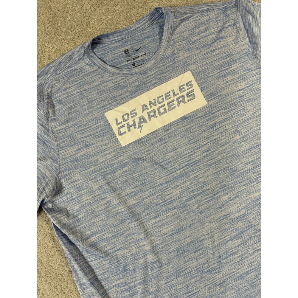 Nike LA Chargers XXLarge  Adult Shirt Football NFL Performance Dri‎ Fit Blue EUC